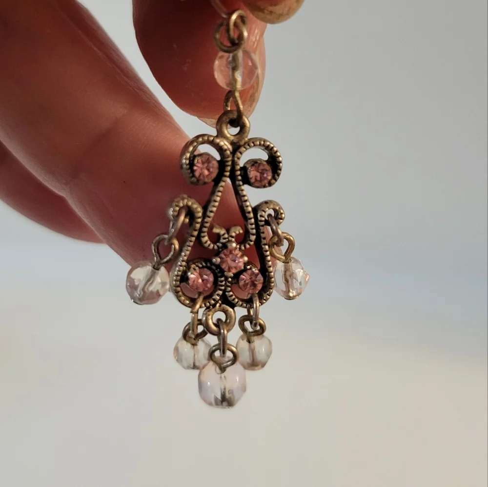 Chandelier Earrings Wire Hook Pierced